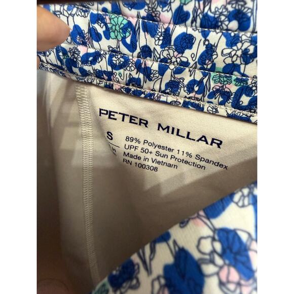 Peter Millar Golf Skort Skirt Performance Golf Tennis Floral Print UPF 50+ Sz S - Picture 6 of 10